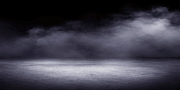 A dark stormy sky filled with black clouds and lightning creates a dramatic nature texture with motion like a blue explosion across the heaven backdrop