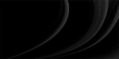 Fototapeta premium Abstract black and white background featuring flowing blue light lines and motion waves in a digital art texture design for a dark energy space wallpaper