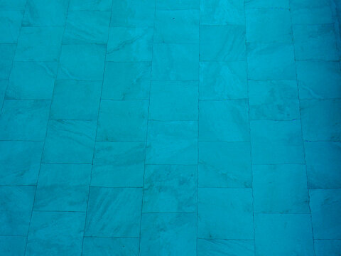 Blue tile pattern textured surface abstract background turquoise wall geometric texture seamless design tiled floor empty surface blue mosaic close up