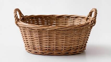 Fototapeta premium Rustic Handwoven Wicker Basket