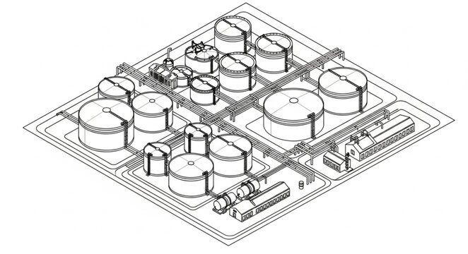 Isometric electronic circuit board populated with components.