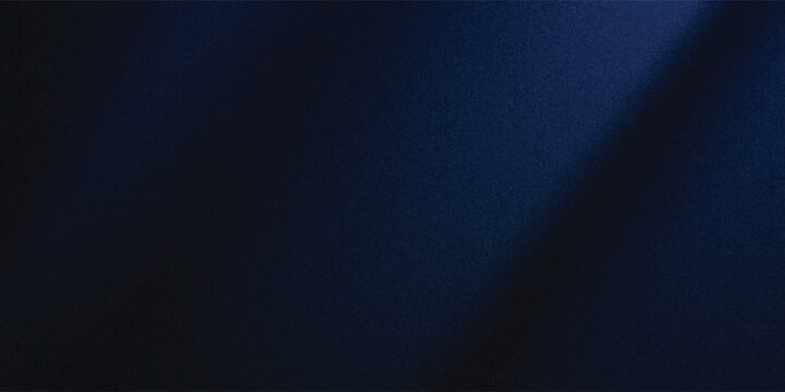 Silk satin fabric. Navy blue color. Abstract dark elegant background with space for design. Soft wavy folds.eps10