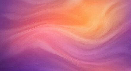 Fototapeta premium Abstract Soft Sunset Gradient Wave with Warm Peach and Pink Tones
