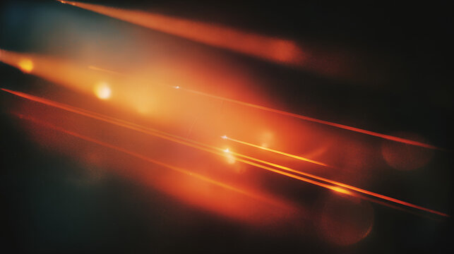 light leaks overlay effect with blur orange light,retro film distressed flare light leak on black background,abstract analog film burn red light leak,Leaked camera poster photo effect mockup 
