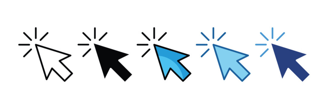 Click  Icon Set Multiple Style Collection