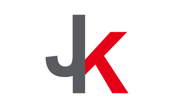 Initial JK Letter Logo Design Service