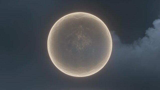 Guided breathing circle animation Seamless Loop 4K - Relaxing Meditation Wellness Background