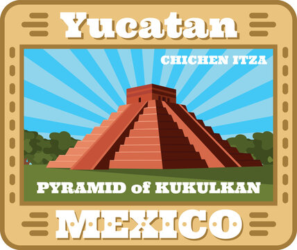 Chichen itza&rsquo;s pyramid of kukulkan in yucatan, mexico