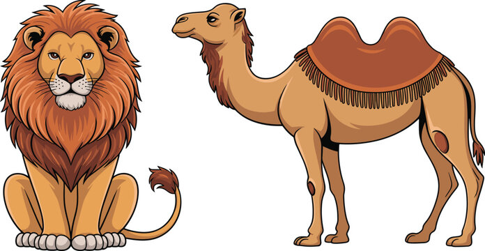 Cute cartoon goldfish in an aquarium tank with bubbles seaweed coral and rocks vector illustration isolated on white background