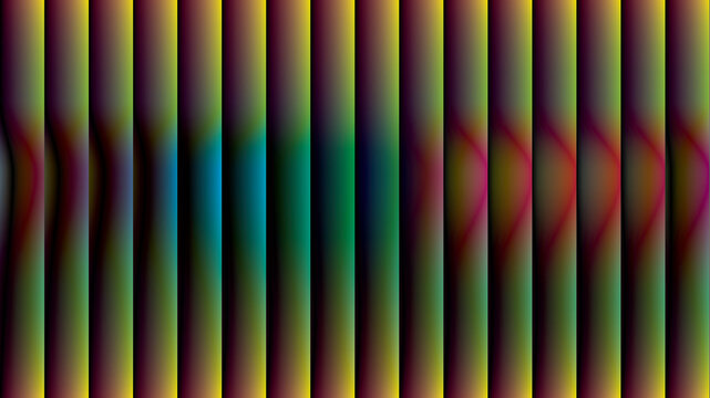 An abstract background featuring a rhythmic pattern of vertical stripes in various muted colors