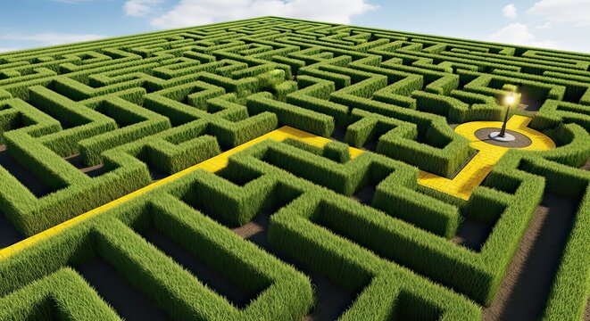Strategy and Problem-Solving in a Labyrinthine Environment