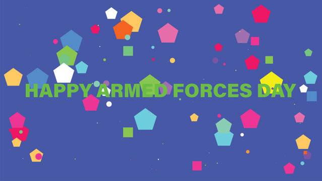 Armed Forces Day, Happy Armed Forces Day, Military Appreciation, Vector Celebration Background