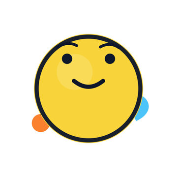 Unique yellow emoji rocket glow SVG modern vector icon