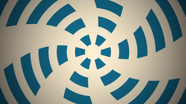 Swirling Radial Pattern Loop Animation Vintage