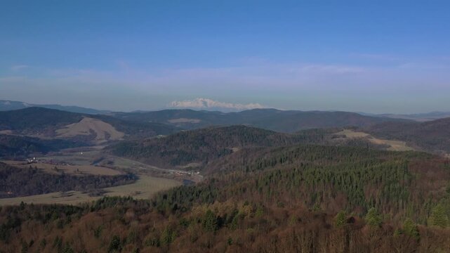 Dolina Popradu, Małopolska, Poland.