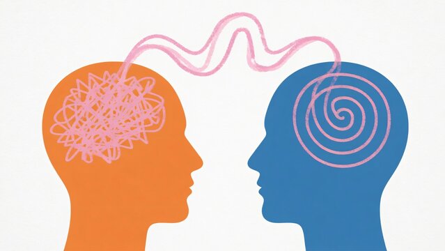 Concetto di psicoterapia e coaching: trasformare il caos in ordine mentale