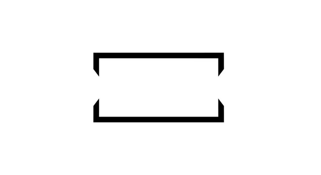 Black quotation mark symbol icon.