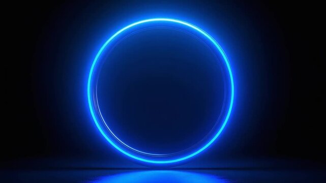 光リング循環サイクル抽象背景ループ