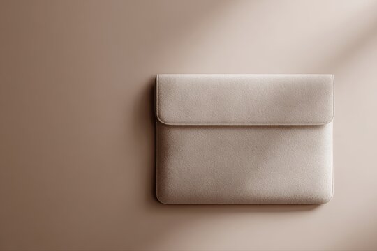 Laptop sleeve mockup minimal tech accessory packaging