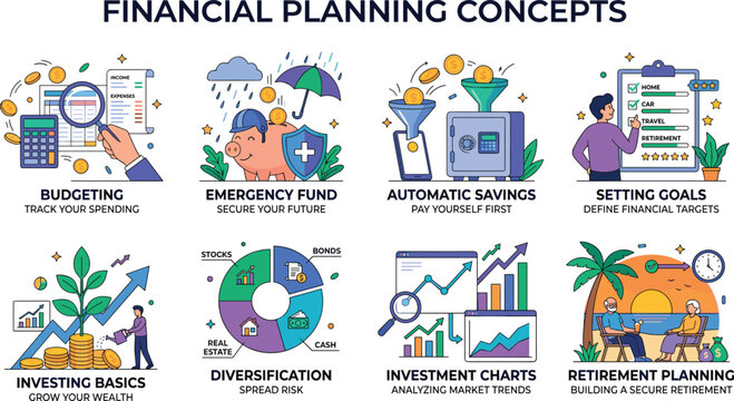 Creative thinking process infographic, innovation stages, idea generation, logical processing, research knowledge, curiosity inquiry,