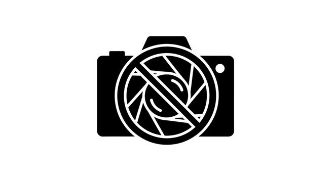 Camera Icon No Photography Allowed.