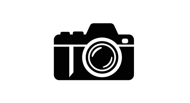 Camera Icon Graphic Design Element.
