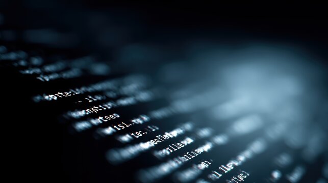 Programming source code background with javascript php developer coding concept