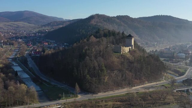 Dolina Popradu, Małopolska, Poland.