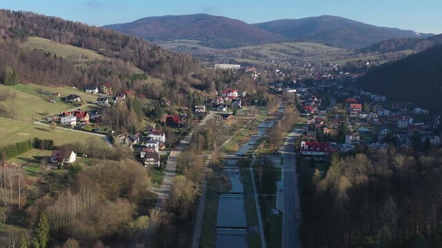 Dolina Popradu, Małopolska, Poland.