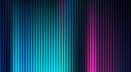 Abstract vertical lines with blue and pink gradients creating a futuristic and modern backdrop © Shawon