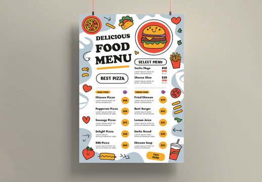 Food Menu Template