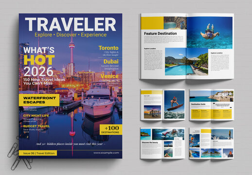 Travel Magazine Template