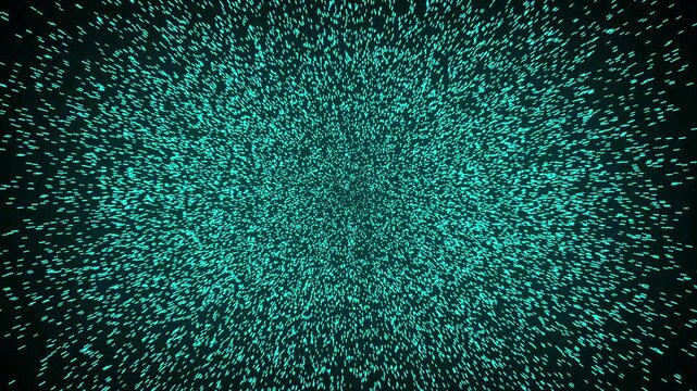 An abstract blue binary code background features a textured liquid surface with clean bubble patterns and light reflections for a modern digital wallpaper design