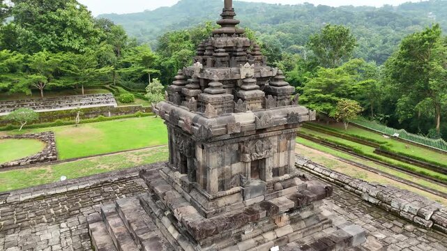 Ancient Majesty: Candi Barong Temple, Yogyakarta | Symmetrical Twin Shrines
