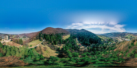 Rytro 360, zamek, Małopolska, Poland, © Maciej G. Szling