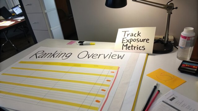 Detailed Ranking Overview for Marketing Metrics Evaluation with Note on Tracking Exposure Levels