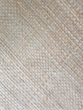 White pandanus woven background