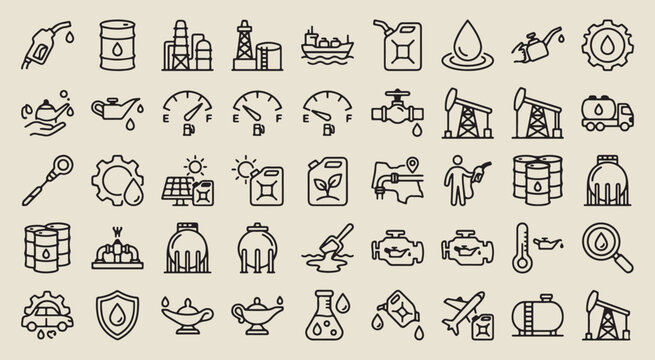 industrial fuel factory engineering, oil and gas production icons, manufacturing plant line art, mechanical engineering supply graphics, hand drawn energy infrastructure elements, sketchy chemical ind