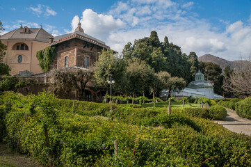view at the municipal park landscaping Arenzano, Liguria, Italy. © pavlobaliukh