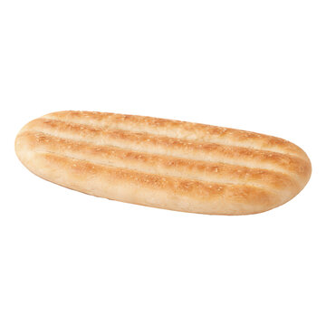 Iranian barbari bread isolated on transparent background
