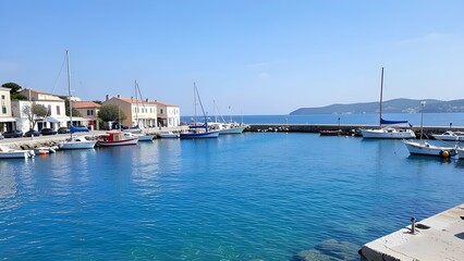 Fototapeta premium marina in greece