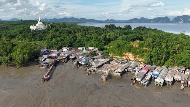 A beachfront house on an island in southern Thailand.