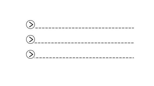 Minimalist animated loading spinner circles on clean white background seamless loop