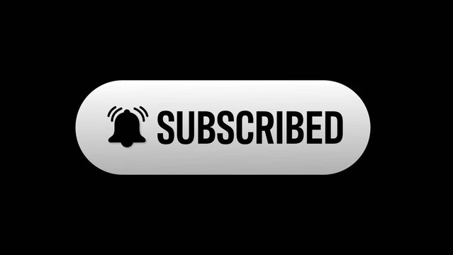 Clean Subscribe Button Animation