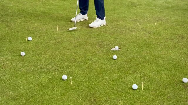 short game exercices at golf