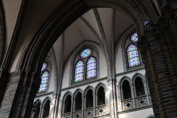 Obraz premium interior of Myeongdong Cathedral in Seoul, South Korea
