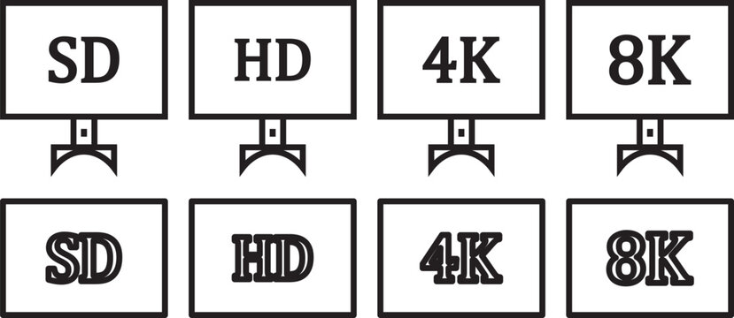 Smart TV vector icon. 32, 43, 55,60 inches.32, 43, 55,60 inches. Display Screen sign. premium vector art for liquid crystal display dimensions and smart TV panel networking.

