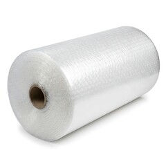 Fototapeta premium Large Transparent Roll of Bubble Wrap for Secure Packaging and Protection of Fragile Items During Shipping and Storage