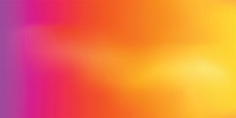 Vibrant Purple, Orange, and Yellow Mesh Gradient Abstract Background.Eps 10 © Doaul