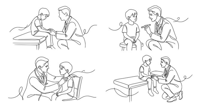 Parent and Doctor Consultation &ndash; Trust, Reassurance and Family Healthcare Concept